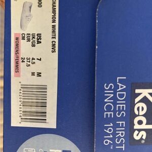 Keds Champion White Canvas Sneakers